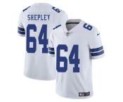 Men's Dallas Cowboys #64 Dakoda Shepleys White 2025 Vapor Untouchable Limited Football Stitched Jersey