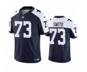 Men's Dallas Cowboys #73 Tyler Smith Navy 2023 F.U.S.E. Vapor Limited Stitched Football Jersey