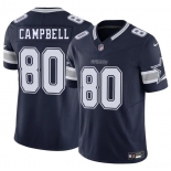 Men's Dallas Cowboys #80 Parris Campbell Navy 2025 F.U.S.E. Vapor Untouchable Limited Football Stitched Jersey