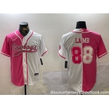 Men's Dallas Cowboys #88 CeeDee Lamb 2024 Arctic white red Stitched Baseball Jersey