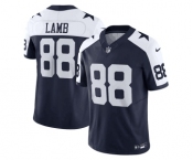 Men's Dallas Cowboys #88 CeeDee Lamb Navy Thanksgiving 2023 F.U.S.E. Limited Stitched Football Jersey