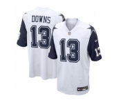 Women Dallas Cowboys #13 Downs Game White Throwback Alternate Football Jersey
