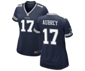 Women Dallas Cowboys #17 Brandon Aubrey Limited Navy Vapor Untouchable Jersey