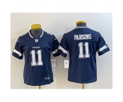 Women's Dallas Cowboys #11 Micah Parsons Navy 2023 F.U.S.E. Limited Stitched Jersey