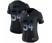 Women's Dallas Cowboys #54 Jaylon Smith Black Smoke Fashion Limited Player Football Jersey