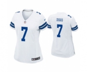 Women's Dallas Cowboys #7 Trevon Diggs White Vapor Untouchable Limited Stitched Football Jersey