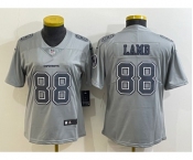 Women's Dallas Cowboys #88 CeeDee Lamb Grey Atmosphere Fashion 2022 Vapor Untouchable Stitched Nike Limited Jersey
