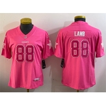 Womens Dallas Cowboys #88 CeeDee Lamb Pink Vapor Untouchable Limited Stitched Football Jersey