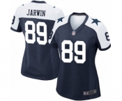 Women's Dallas Cowboys #89 Blake Jarwin Game Navy Blue Throwback Alternate Football Jersey