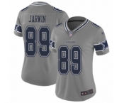 Women's Dallas Cowboys #89 Blake Jarwin Limited Gray Inverted Legend Football Jersey