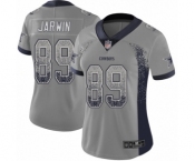 Women's Dallas Cowboys #89 Blake Jarwin Limited Gray Rush Drift Fashion Football Jersey