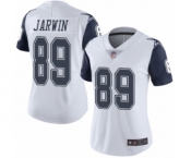 Women's Dallas Cowboys #89 Blake Jarwin Limited White Rush Vapor Untouchable Football Jersey