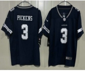 Youth Dallas Cowboys #3 George Pickens Limited Navy Vapor Jersey
