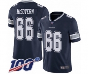 Youth Dallas Cowboys #66 Connor McGovern Navy Blue Team Color Vapor Untouchable Limited Player 100th Season Football Jersey