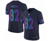 Youth Dallas Cowboys #82 Jason Witten Limited Navy Blue City Edition Football Jersey