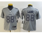 Youth Dallas Cowboys #88 CeeDee Lamb Grey Atmosphere Fashion 2022 Vapor Untouchable Stitched Nike Limited Jersey