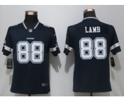 Youth Dallas Cowboys #88 CeeDee Lamb Navy Blue Team Color Vapor Untouchable Limited Player Football Jersey