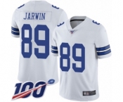 Youth Dallas Cowboys #89 Blake Jarwin White Vapor Untouchable Limited Player 100th Season Football Jersey
