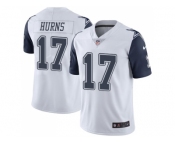 Youth Nike Dallas Cowboys #17 Allen Hurns White Stitched NFL Limited Rush Jersey