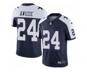 Youth Nike Dallas Cowboys #24 Chidobe Awuzie Navy Blue Thanksgiving Stitched NFL Vapor Untouchable Limited Throwback Jersey