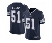 Youth Nike Dallas Cowboys #51 Kyle Wilber Vapor Untouchable Limited Navy Blue Team Color NFL Jersey