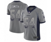 Youth Nike Dallas Cowboys #54 Jaylon Smith Limited Gray Rush Drift Fashion NFL Jersey