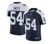 Youth Nike Dallas Cowboys #54 Jaylon Smith Vapor Untouchable Limited Navy Blue Throwback Alternate NFL Jersey