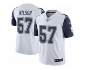 Youth Nike Dallas Cowboys #57 Damien Wilson Limited White Rush Vapor Untouchable NFL Jersey