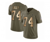 Youth Nike Dallas Cowboys #74 Bob Lilly Limited Olive Gold 2017 Salute to Service NFL Jersey Youth Nike Dallas Cowboys #74 Bob Lilly Limited Olive Gold 2017 Salute to Service NFL Jersey
