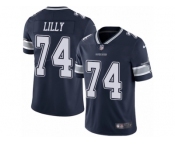 Youth Nike Dallas Cowboys #74 Bob Lilly Vapor Untouchable Limited Navy Blue Team Color NFL Jersey