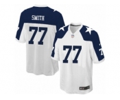 Youth Nike Dallas Cowboys #77 Tyron Smith Game White Throwback Alternate NFL Jersey