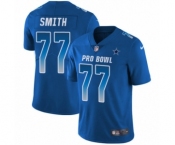 Youth Nike Dallas Cowboys #77 Tyron Smith Limited Royal Blue NFC 2019 Pro Bowl NFL Jersey