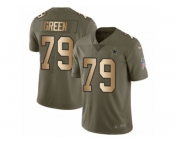 Youth Nike Dallas Cowboys #79 Chaz Green Limited Olive Gold 2017 Salute to Service NFL Jersey Youth Nike Dallas Cowboys #79 Chaz Green Limited Olive Gold 2017 Salute to Service NFL Jersey