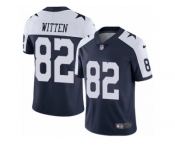 Youth Nike Dallas Cowboys #82 Jason Witten Vapor Untouchable Limited Navy Blue Throwback Alternate NFL Jersey