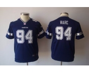 nike youth nfl dallas cowboys #94 ware blue[nike]