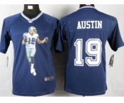 nike youth nfl jerseys dallas cowboys #19 austin blue[portrait fashion]