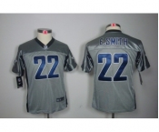 nike youth nfl jerseys dallas cowboys #22 e.smitth grey[nike shadow]