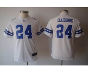 nike youth nfl jerseys dallas cowboys #24 claiborne white[nike]