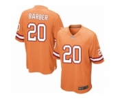 Men's Nike Tampa Bay Buccaneers #20 Ronde Barber Game Orange Glaze Alternate NFL Jersey