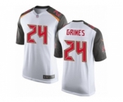 Men's Nike Tampa Bay Buccaneers #24 Brent Grimes Game White NFL Jersey