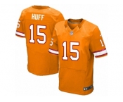 Men's Nike Tampa Bay Buccaneers #15 Josh Huff Elite Orange Glaze Alternate NFL Jersey