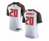 Men's Nike Tampa Bay Buccaneers #20 Ronde Barber Elite White NFL Jersey