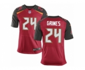 Men's Nike Tampa Bay Buccaneers #24 Brent Grimes Elite Red Team Color NFL Jersey