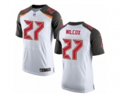 Men's Nike Tampa Bay Buccaneers #27 J.J. Wilcox Elite White NFL Jersey