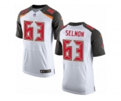 Men's Nike Tampa Bay Buccaneers #63 Lee Roy Selmon Elite White NFL Jersey