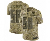 Men's Nike Tampa Bay Buccaneers #58 Kwon Alexander Limited Camo 2018 Salute to Service NFL Jersey Men's Nike Tampa Bay Buccaneers #58 Kwon Alexander Limited Camo 2018 Salute to Service NFL Jersey