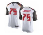 Men's Nike Tampa Bay Buccaneers #75 Davonte Lambert Limited White NFL Jersey