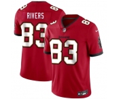 Men's Tampa Bay Buccaneers #83 Eric Rivers Red 2026 Draft Vapor Limited Football Stitched Jersey Men's Tampa Bay Buccaneers #83 Eric Rivers Red 2026 Draft Vapor Limited Football Stitched Jersey