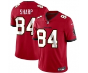 Men's Tampa Bay Buccaneers #84 Bauer Sharp Red 2026 Draft Vapor Limited Football Stitched Jersey Men's Tampa Bay Buccaneers #84 Bauer Sharp Red 2026 Draft Vapor Limited Football Stitched Jersey