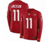 Nike Tampa Bay Buccaneers #11 DeSean Jackson Limited Red Therma Long Sleeve NFL Jersey Nike Tampa Bay Buccaneers #11 DeSean Jackson Limited Red Therma Long Sleeve NFL Jersey